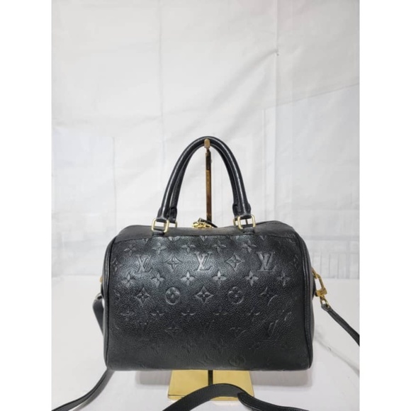 Authentic Louis Vuitton Monogram Impreinte Leather Speedy 25 Bandouliere… - Picture 1 of 12